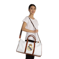 Thumbnail for Real Madrid Waterproof White Travel Bag